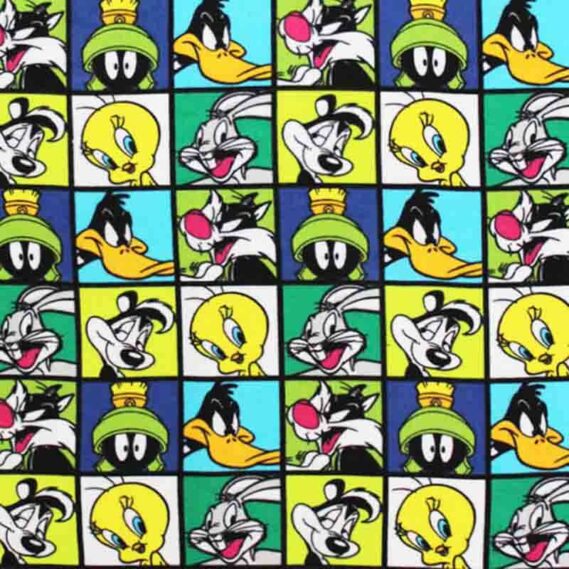 Tecido Estampado Looney Tunes