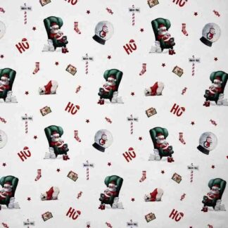 Tecido Estampado "Ho Ho"