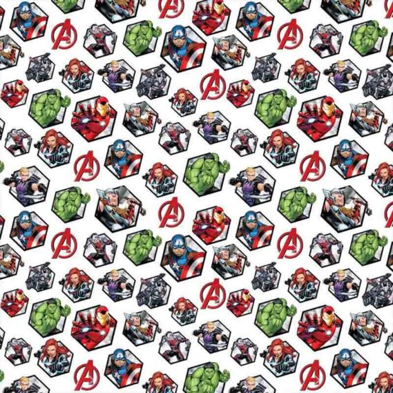 Tecido Estampado Avengers