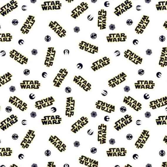 Tecido Estampado Star Wars Logo