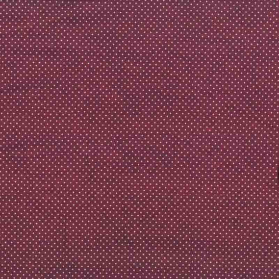 Tecido Estampado Dotty Bordeaux