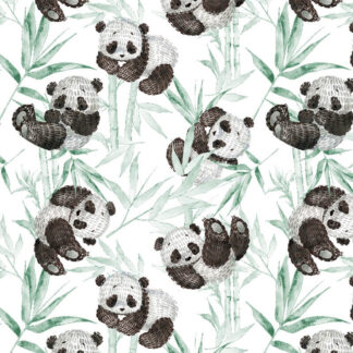 Tecido Estampado Panda Bear