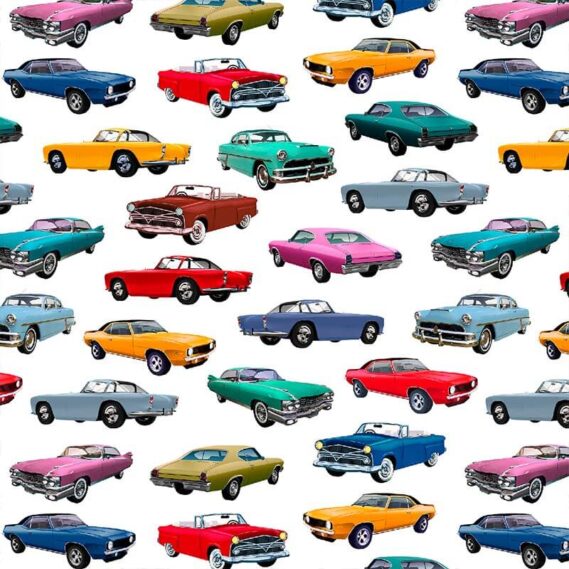 Tecido Estampado American Cars