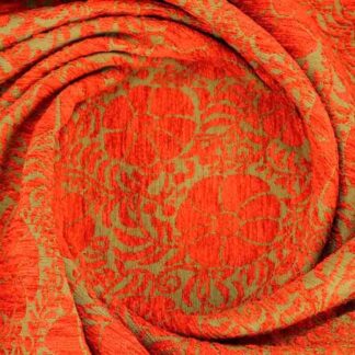 Jacquard Chenille Laranja