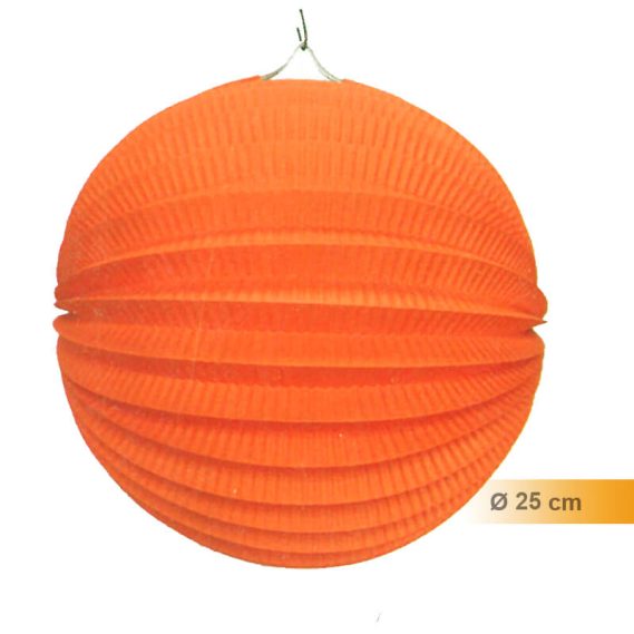 Balão Papel 25cm Laranja