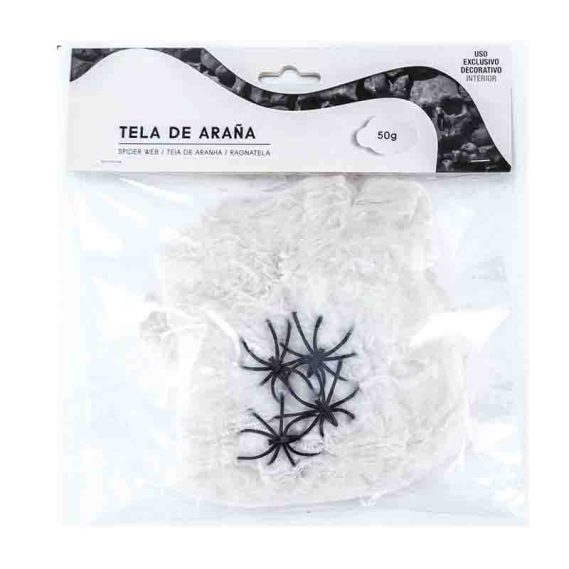 Teia de Aranha Branca 50 gr