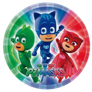 8 Pratos 23cm PJ Masks