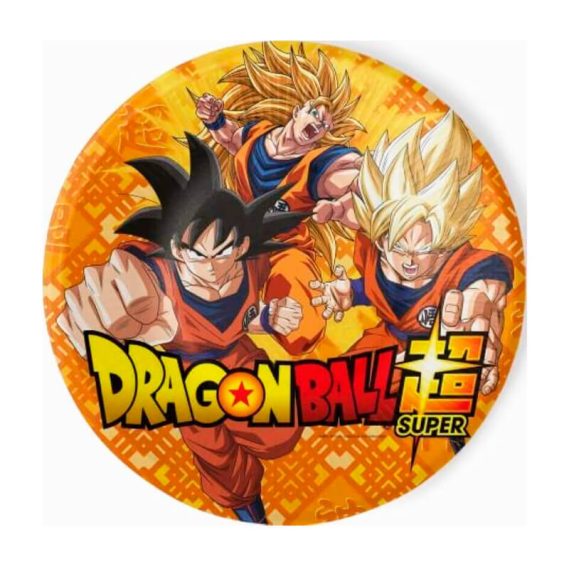 8 Pratos 23cm Dragon Ball