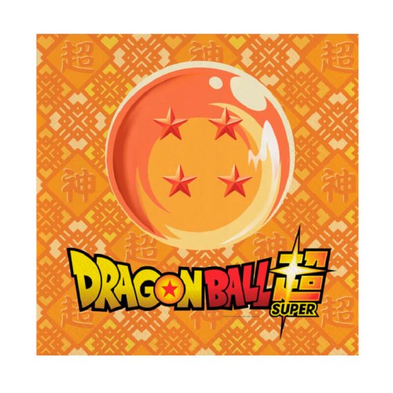 20 Guardanapos 33x33cm Dragon Ball