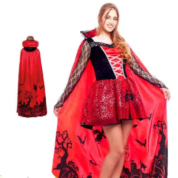 Fato Vampira Estampado Premium