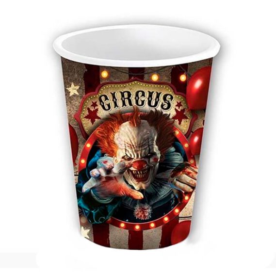 6 Copos Papel Circus