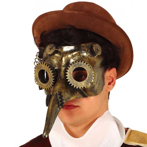 Máscara Peste Steampunk