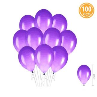 Balões Latex Roxo Escuro 100 uni