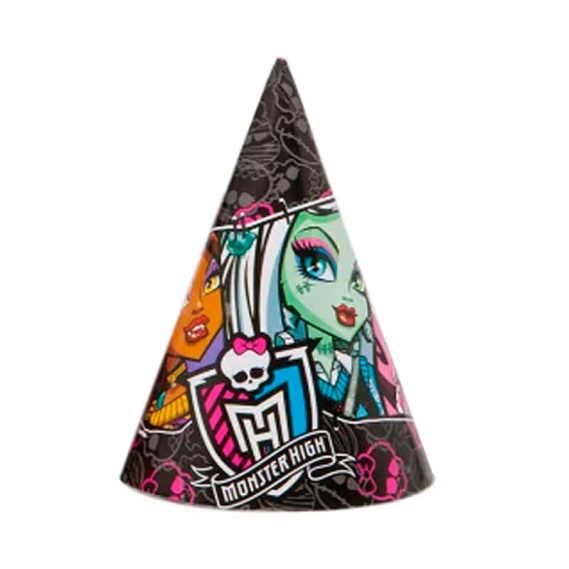 4 Chapéus Papel Monster High