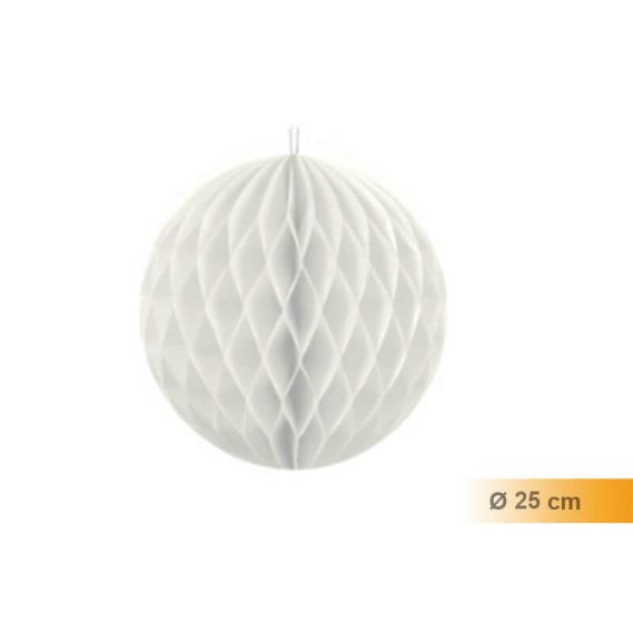 Balão Papel 25cm Branco