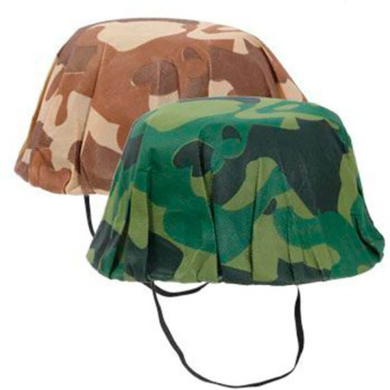 Capacete Militar com TNT camuflado