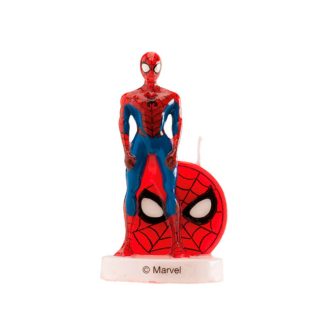 Vela Spiderman 9 cm