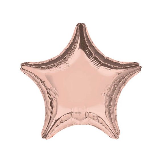 Balão Estrela Rose Gold 48cm