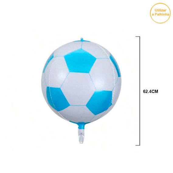 Balão Bola Futebol 62.4cm