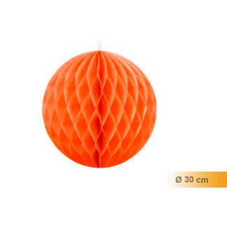 Balão Papel 30cm Laranja