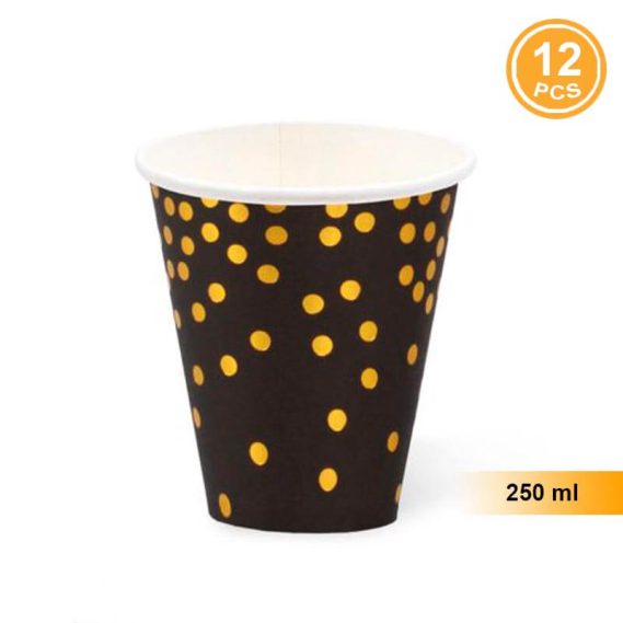 Copos Confettis 250 ml 12 uni