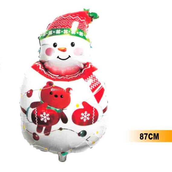 Balão Foil Boneco de Neve