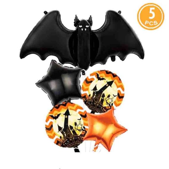 Kit Balões de Halloween 5 pcs