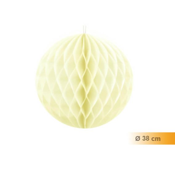 Balão Papel 38cm Amarelo