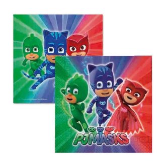 20 Guardanapos 33x33cm PJMasks