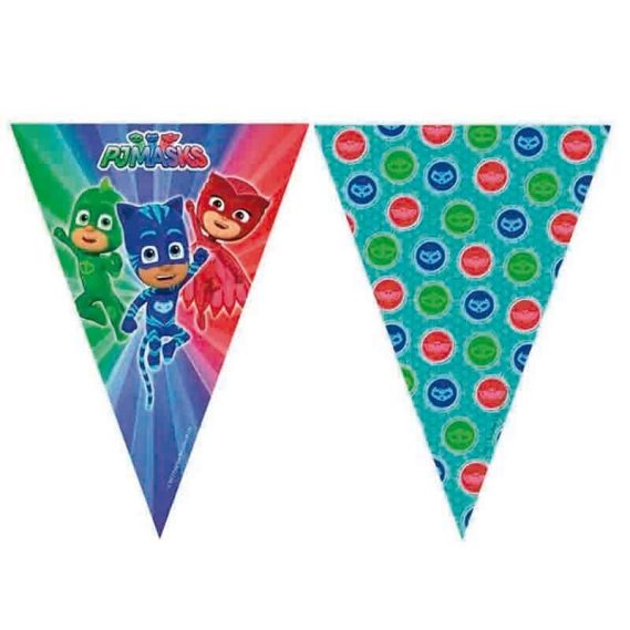 Banner Bandeirolas PJ Masks 2.3m