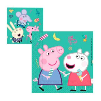 20 Guardanapos Peppa Pig