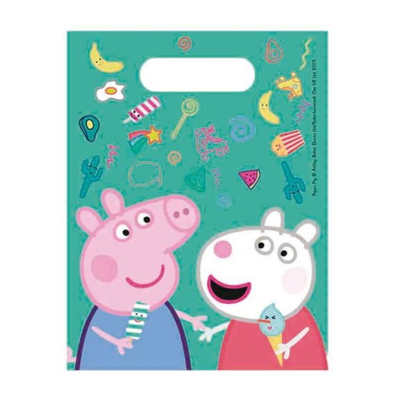 6 Sacos Oferta Peppa Pig