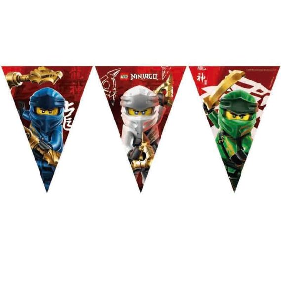 Banner Bandeirolas Lego Ninjago 2.3m