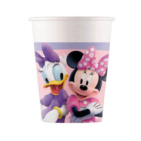 8 Copos Papel 200ml Minnie