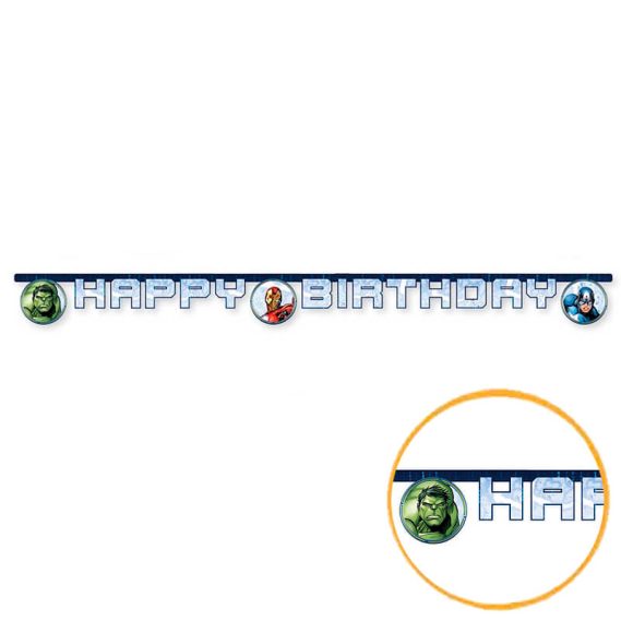 Banner Happy BDay Avengers