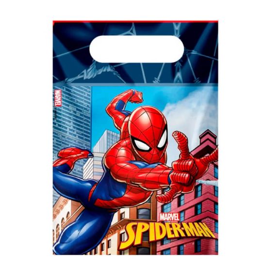 6 Sacos Oferta Homem Aranha