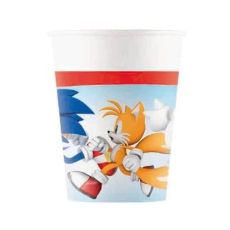 8 Copos Papel 200ml Sonic