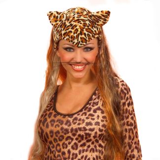 Gorro com Peruca Leopardo