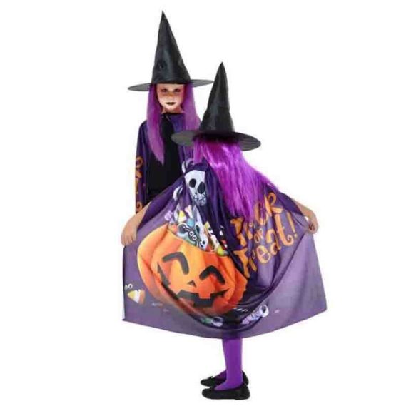 Conjunto Bruxa Trick or Treat Criança