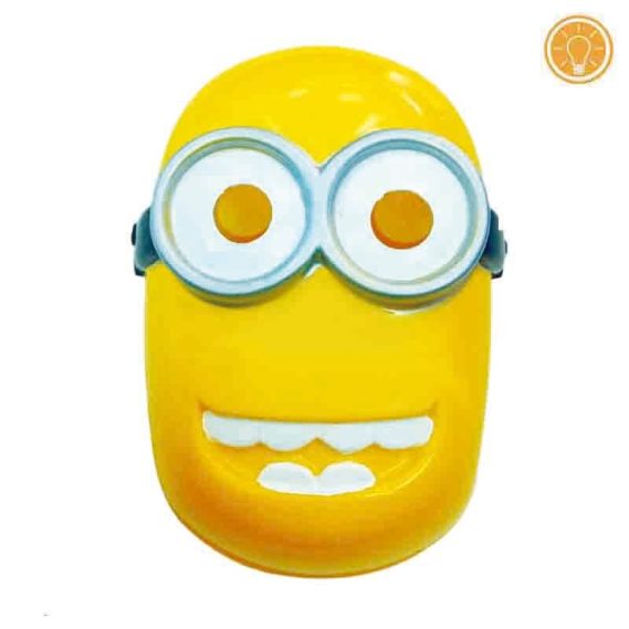 Máscara Minion Criança com luz